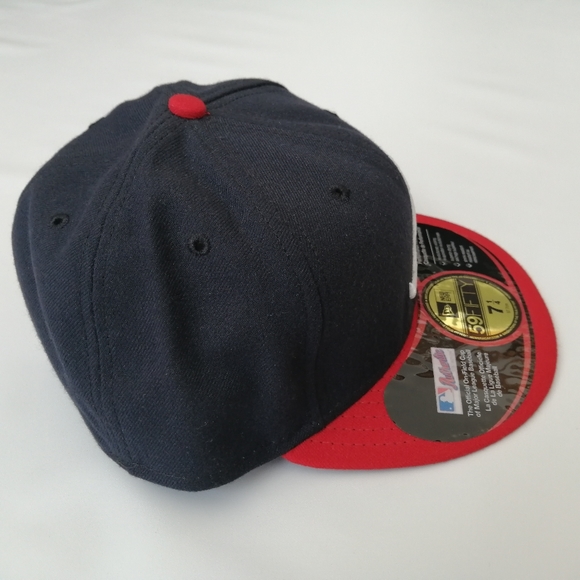 Atlanta Braves Y2K New Era Hat 7 1/4 - Picture 5 of 11